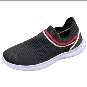 Danskin Womens Charming Black Knit Athletic and Training Shoes Shoes - 9
